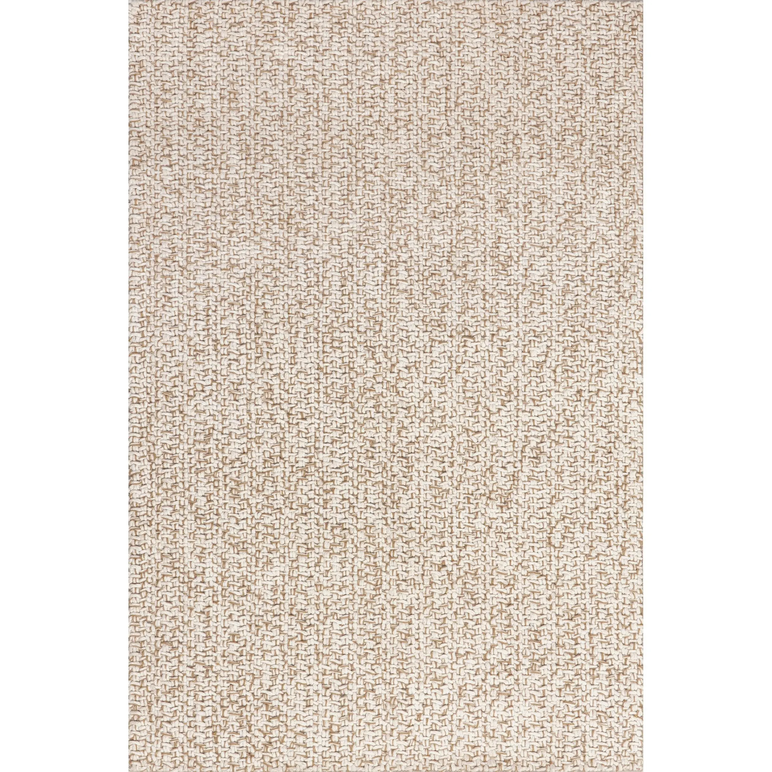 Enida Casual Farmhouse Wool-Cotton Blend Rectangle Area Rug, 0.25" Thickness, Rugs for Living Room & Bedroom