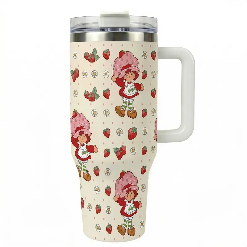 mug strawberry - TikTok Shop