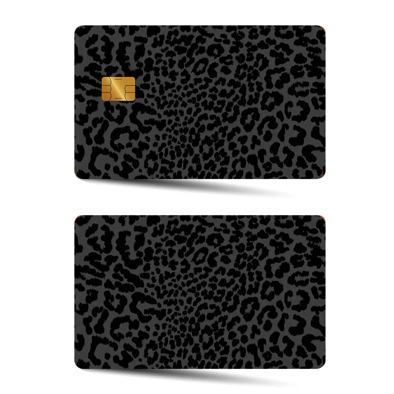 Leopard Pattern Design Credit Card Skin, Reusable Ultra-thin Waterproof Scratch Resistant Credit Card Sticker, Personalized Bank Card Skin Protector,