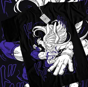 Rabbit Hero T-Shirt My Hero Academia Mirko Rumi Usagiyama Anime Girl All Size color, Japanese Manga Unisex Shirt, Otaku Streetwear Crewneck Short Sleeve for Men & Women