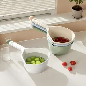 High-Value Light Luxury Water Scoop, Thickened Plastic Water Ladle, Household Multipurpose Dipper for Hair Washing and Watering
