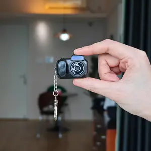 Mini Retro Digital Camera Keychain  1080P HD 32GB Card Retro Style Vlog Travel Party Gift