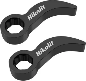 2 Pcs Pry Bar Wrench Adapter, Adjustable Crowbar Adapter Head Tool, Half Shaft Removal Car Repairing Tools 1/2" Drive