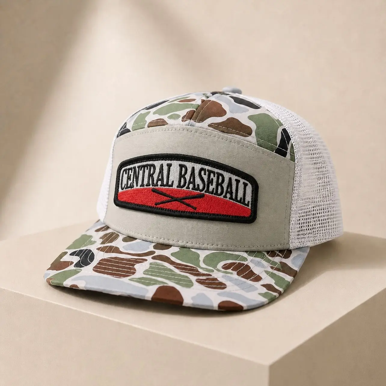 RAVANO Casual Embroidery Everyday Mesh Trucker Hat Premium Cotton