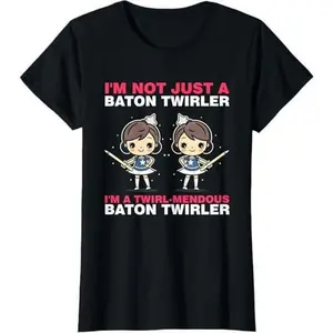 Baton Twirling Costume for Majorette Dance T-Shirt