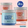 Fifth and Fido Scratch Buddy + Turkey Tail Mushroom Bundle Dog Food Topper, with Spirulina, Bovine Colostrum, Boswellia, Bacon Flavor, Skin & Immune Support, Made in USA, Powder Topper Blends Into Any Bowl