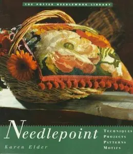 USED-Needlepoint (Potter Needlework Library) by Karen Elder (Paperback)