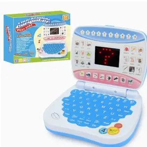 Baby Toddler Realistic Laptop Model Toy Early Education Learning Machine Keyboard Handheld Typewriter Learning Tool, Learning Entertainment Tablet, Requires Three Aaa Batteries
