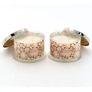 HomeWorx by Slatkin + Co. S/2 18oz Balsam White Birch Candles