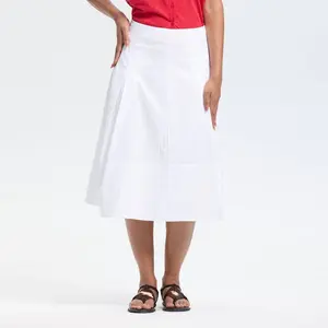 Women's Layered Midi Skirt - Universal Thread White XXL