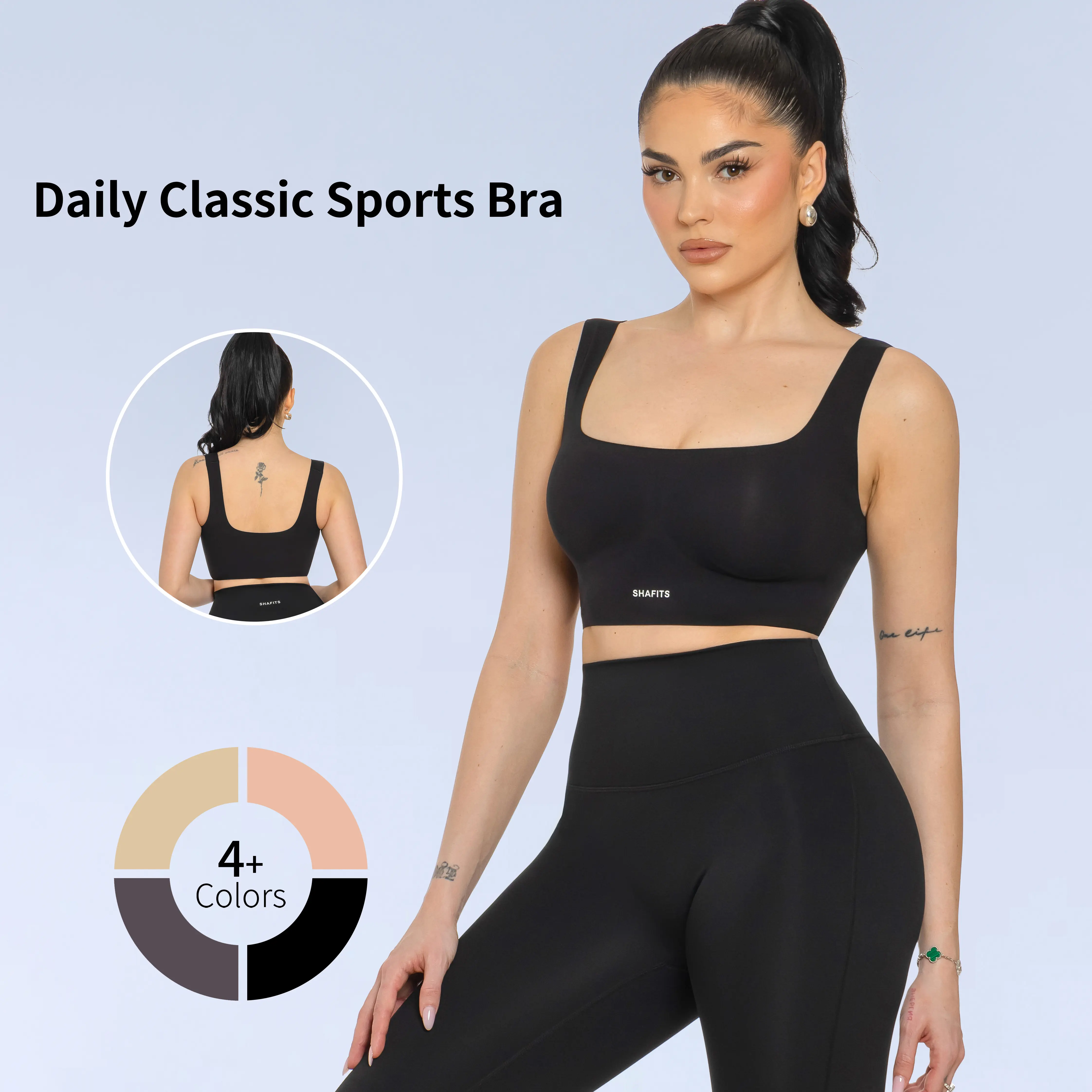 Shafits Women's Summer Seamfree Padded Cushioned Sports Bra - Breathability, Activewear, Athleisure, Fitted Styles, Medium Support, Machine Washable, 4+ Colors for Yoga, Daily Workouts, Breathability Sports Bras, Activewear Sports Bras