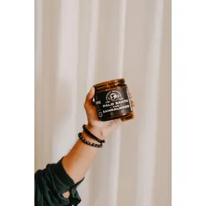 Project Happiness Candle Co. - Palo Santo and Sandalwood - 8 oz Soy Candle