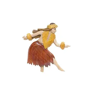 Female Hula Dancer - Magnet