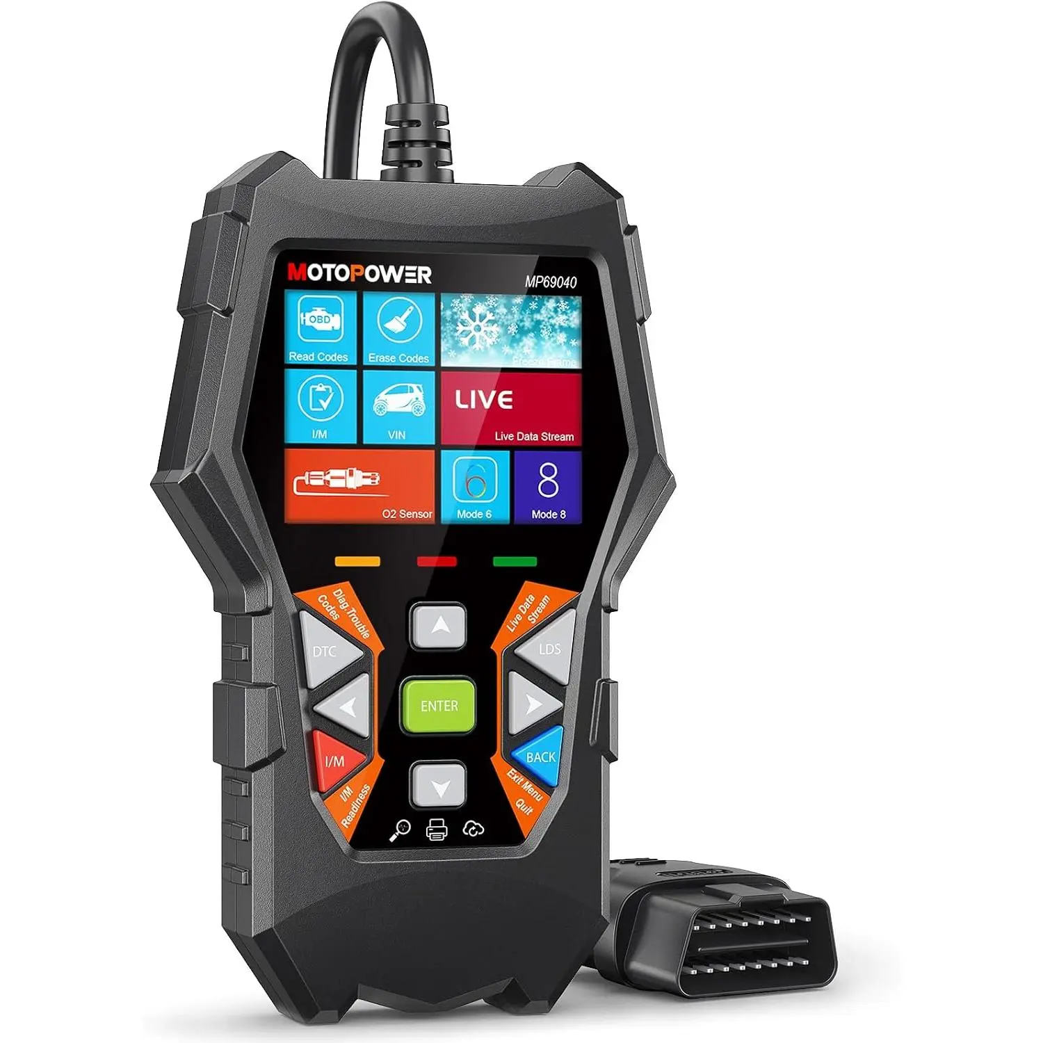 MP69040 Car OBD2 Scanner Check Engine Fault Code Reader Diagnostic Scan Tool