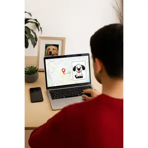 Pet Anti-Lost GPS Tracker for Cats & Dogs – Real-Time Location Security