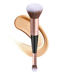 foundation make-up and concealer 2-in-1 dual-headed makeup brush, single piece, beginner makeup tool