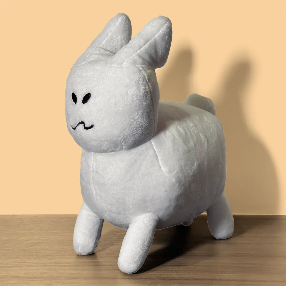 Forsaken Gubby Inspired Durable Soft Fluffy Stuffed Animal Collectible Toy - Cute Gift for Roblox Fans