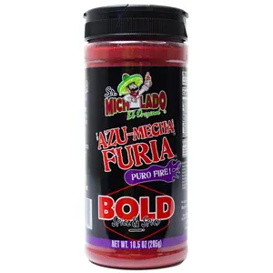 Furia BOLD Spice & Spicy - Sr. Michelado - Snack Seasoning - Powder for snacks, veggies, chips, carne seca, chicken, ceviche, fries, etc. Burrito Flavor