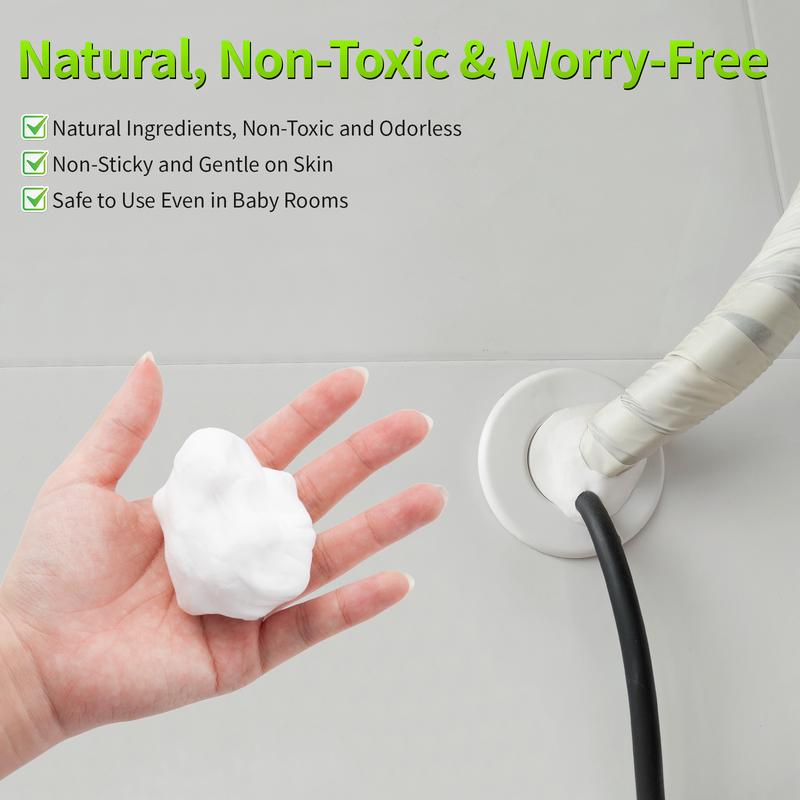 5PCS Wall Hole Repair Kit – Waterproof Sealant Mastic Putty for Quick Fix, Air Conditioning & Drain Holes, Durable, Easy-to-Apply Mending Mud for Home Repair, Wall Crack Filling & Leak Sealing