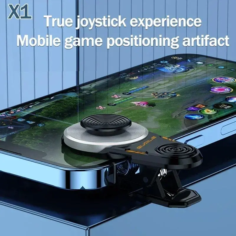 X1 Universal 360-Degree External Alloy Game Joysticks for FPS Gaming Walking & Moving, Compatible with Android, iOS, PUBG, Smartphone, ABS Phone Gaming Accessories