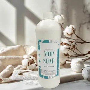 Doodlations Concentrated Mop Soap | Just Washed Essential Cleaning Products Bottle