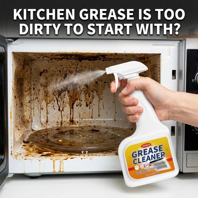 Household Multi-Purpose Cleaner 500ml – Effective Spray & Wipe for Kitchen, Bathroom, Appliances, Floors, and Toilets