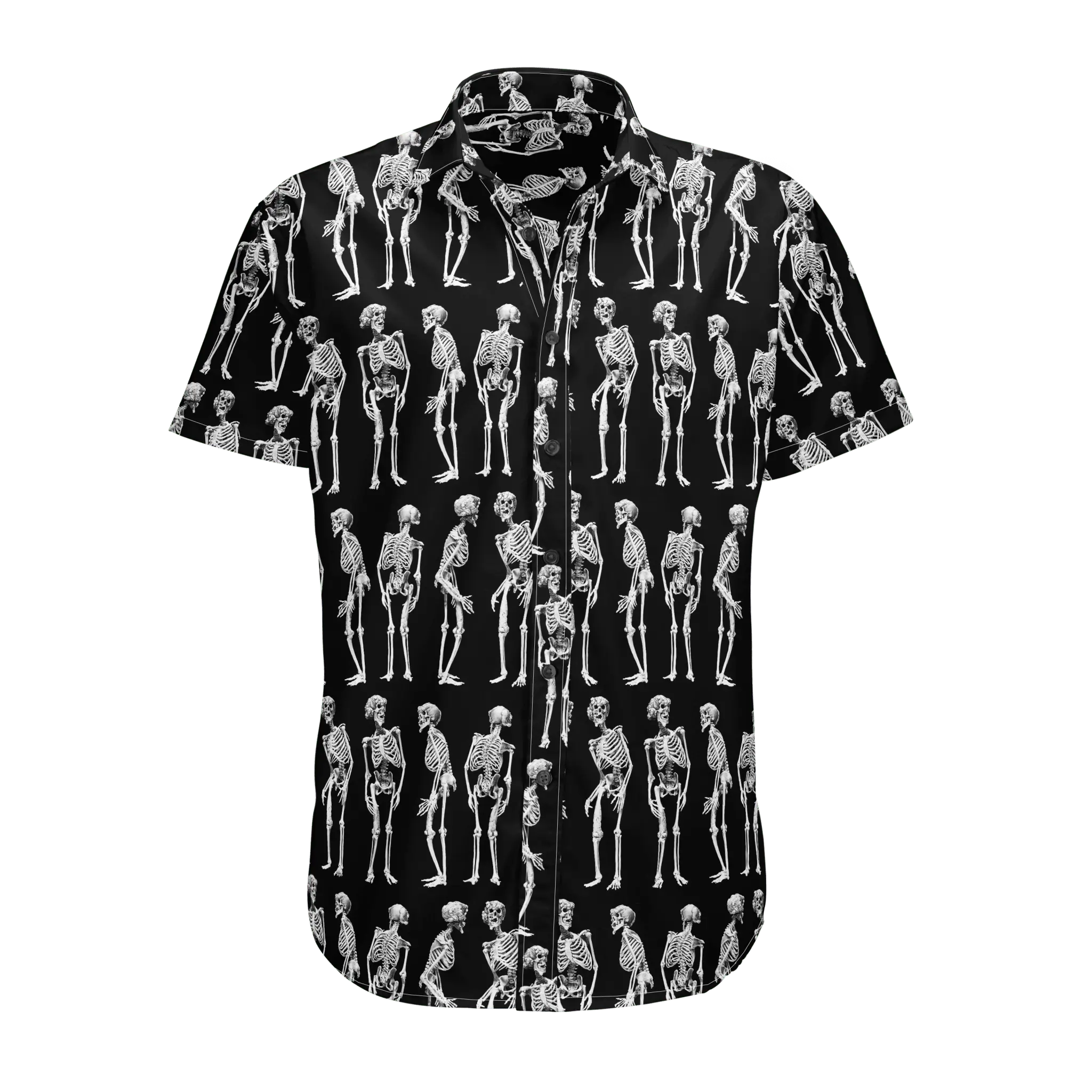 Elephant Man Skeleton Button Up Shirt