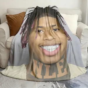 Classic Blanket Nle Choppa Mugshot Exquisite blanket Soft and cozy blanket sofa bed essential car blanket birthday gift