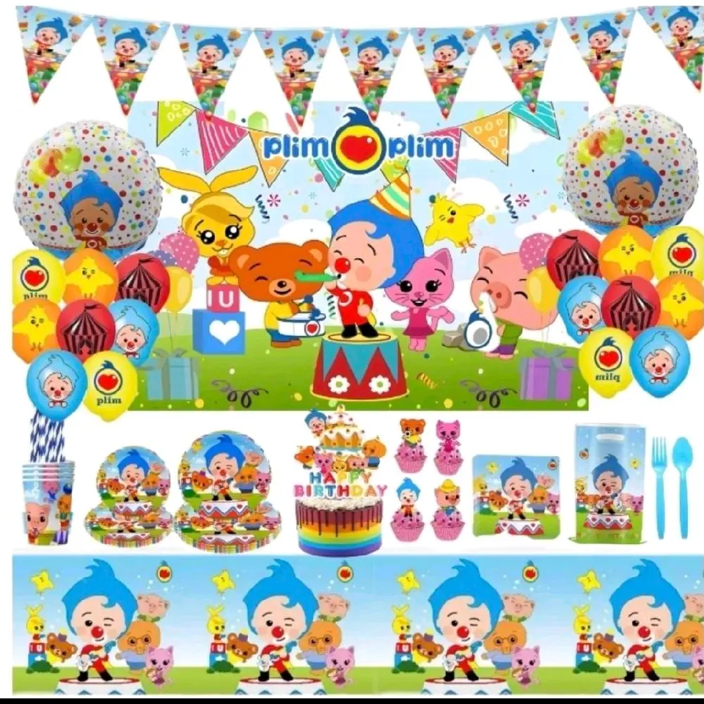 Decorations Theme Party Tableware Plate Cup Napkin Tablecloth Baby Shower Boys Kids Birthday Party Supplies