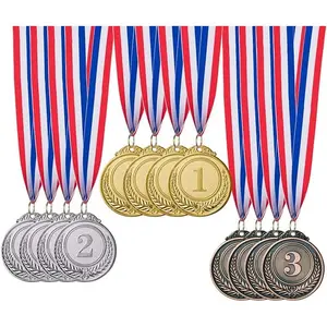 Gold, Silver and Bronze medals