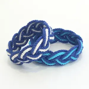 Striped Sailor Knot Bracelets Summer Blues