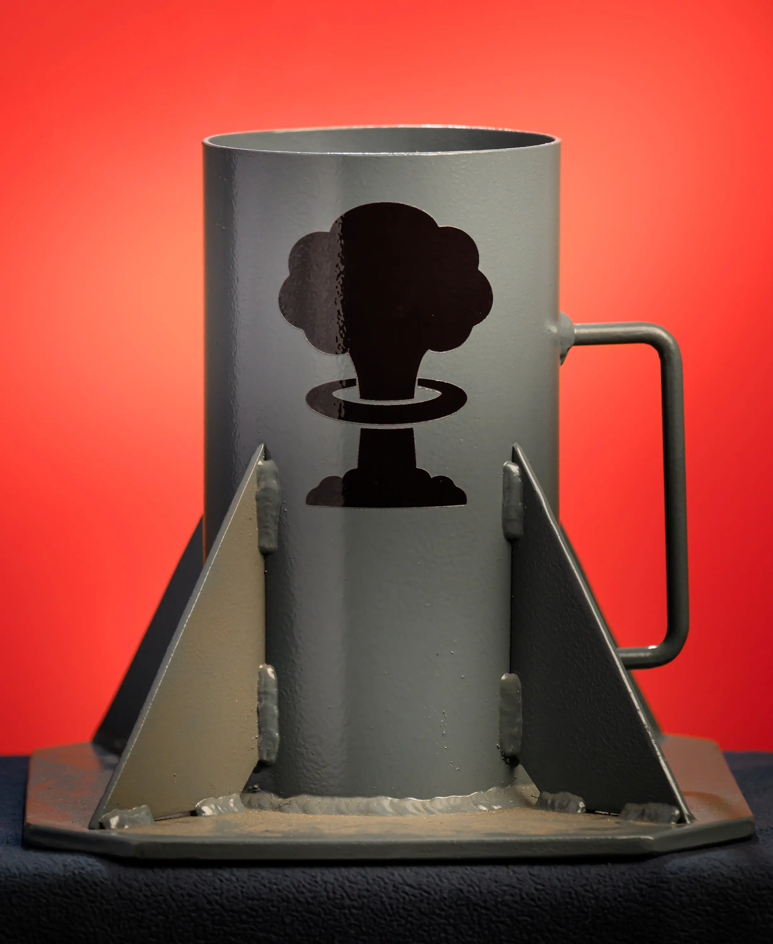 1-Gallon Fireball Mine - Welded, Steel, Painted