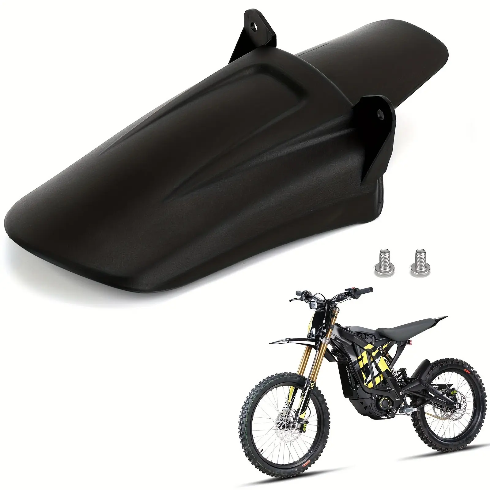Rear Mudguard Protector Wheel Fender, Rear Shock Fender for Surron Light Bee X, Segway X160/x260, Durable & Protective Design, Motorcycle