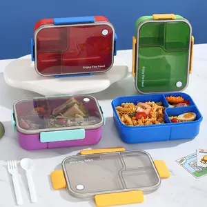 Microwave-safe Compartment Lunch Box for Office Workers
