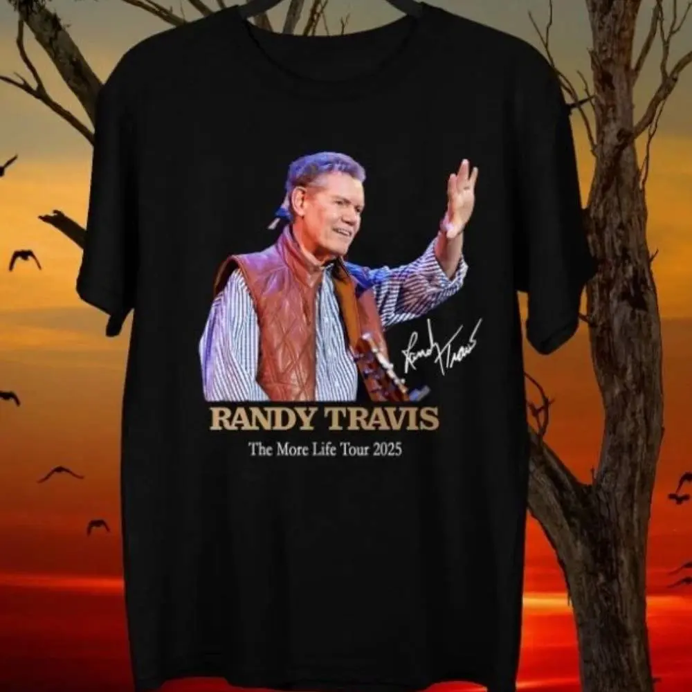 Randy Travis T Shirt Front Print Fan Tee Unisex Fit S–5XL