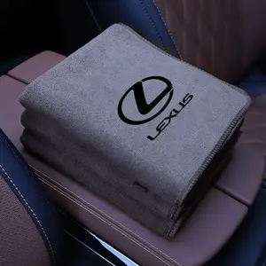 Car Suede Fleece Microfiber Wash Towel, Water Sucking for Lexus Ct200h Es250 Es300h Nx300h Rx350 Is250 Is200 Gs300 Es200 Accessories