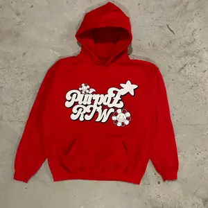 Purpoz RTW Puff Print Hoodie