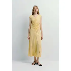 Mille Rouched Midi Dress