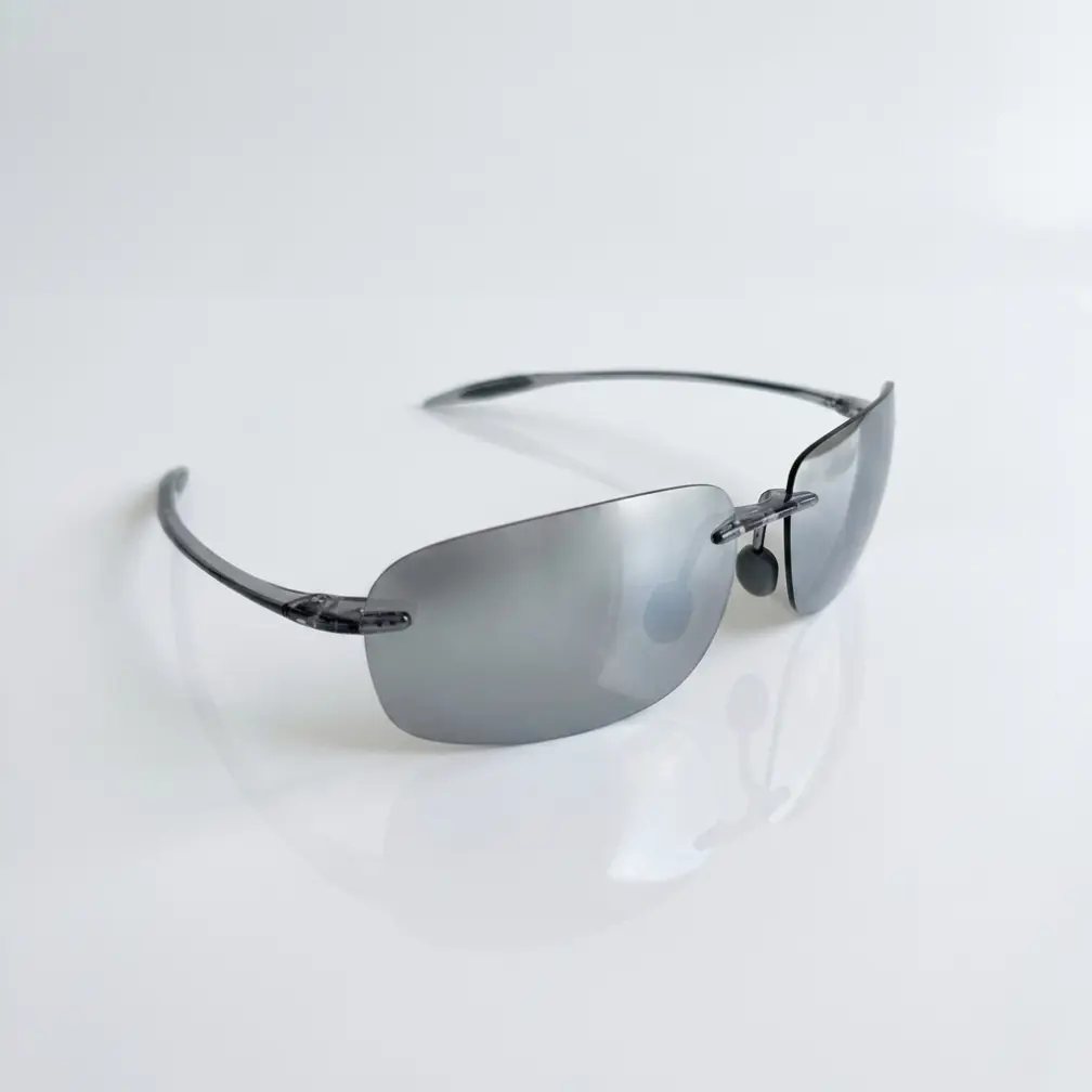 Sporty Rimless Polarized Sunglasses Lightweight Performance Shades for Outdoor Activities Fishing Cycling for Man and Woman