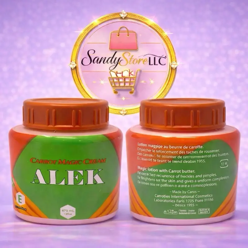 Alek Body Cream - Carrot Magic Cream with Carrot Butter for Freckles and Pimples 473ml
