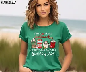 This Is My Hallmark Christmas Movies Watching Shirt, Christmas Shirts, Christmas Movie Watching Shirt, Holiday Shirt, Christmas Movie Lovers