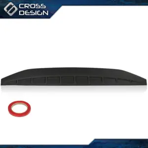 CROSSDESIGN Fit For 2009-18 Ram 1500 2500 3500 Tailgate Rear Wing Spoiler ABS Plastic Black