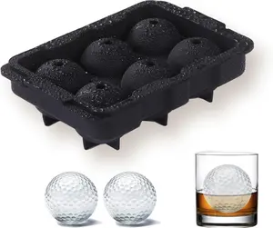 Golf Gifts Golf Ball Ice Maker for , , ,Large Sphere Round Ice Cube Molds
