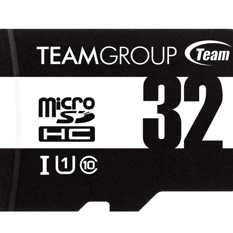 Team 32GB microSDHC UHS-I/U1 Class 10 Memory Card with Adapter, Speed Up to 100MB/s (TUSDH32GCL10U03)