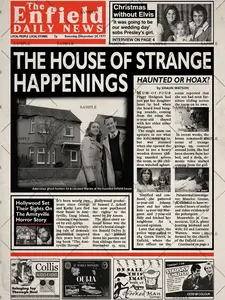 The Conjuring 2 Newspaper Poster print The Conjuring 2 Newspaper Poster print