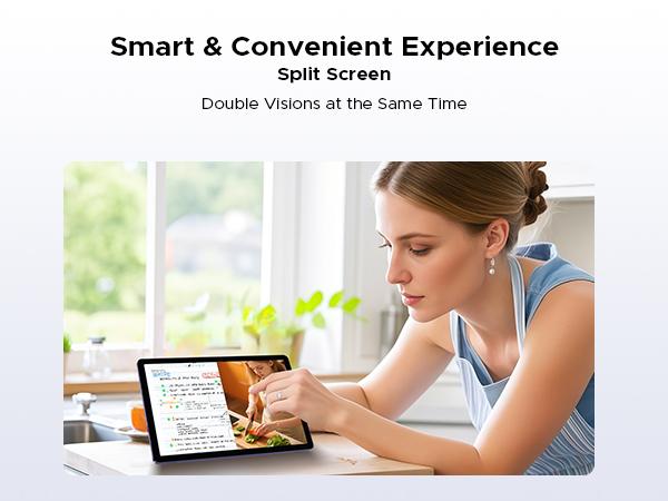 Tab G6+ 11" FHD+ Tablet, Android 16, T7280 Processor, 8000mAh Battery, Big Screen for Work & Entertainment