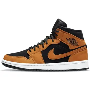 Jordan Air Jordan 1 Mid SE Desert Ochre Women's Retro Basketball Shoes Verifiable, with credentials and supporting global authentication