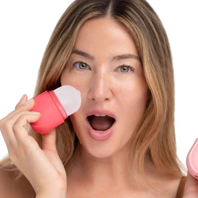 Skin Gym Cryoroll Ice Roller Small Travel Size - Compact Facial Care Tool for Instant Cooling Boost & Skin Revival - US Origin