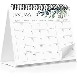 2026-2027 Aesthetic Flip Desk Calendar - Runs from January 2026 to July 2027, Beautiful Small Desktop Calendar for Easy Daily Organizing