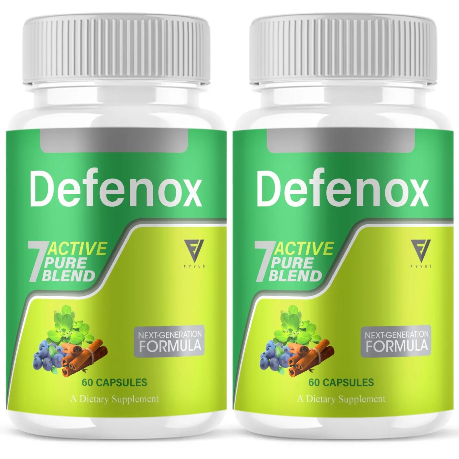 Defenox Vitamin Healthcare Blended Supplement, 2-Pack (120 Capsules Total)